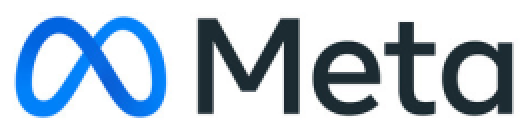 Brand logo of Meta.